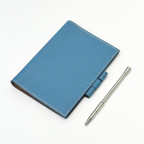 Hermes blue agenda - blue, notebook