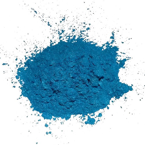 Pigment nacré poudre - nacré, bleu