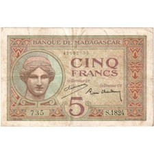 Madagascar, 5 Francs