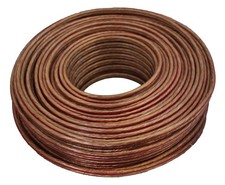 Câble 100 M 2x 4 MM² Transparent - Câble D'Enceinte Voiture Hifi