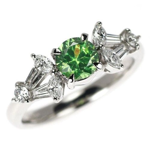 Rare bague diamant - , grenat