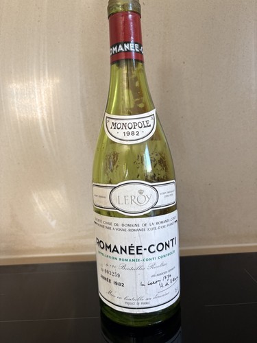 Bouteille vide romanée conti - bouteille,
