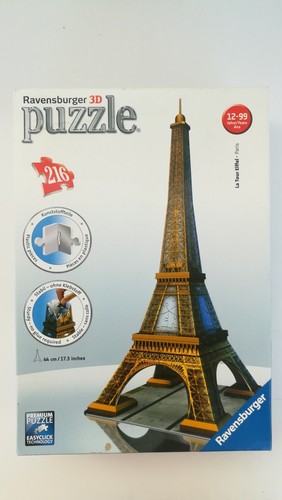 Puzzle tour eiffel paris - puzzle, 3d