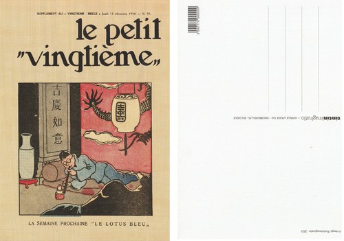 Tintin lot cartes postales - lot,