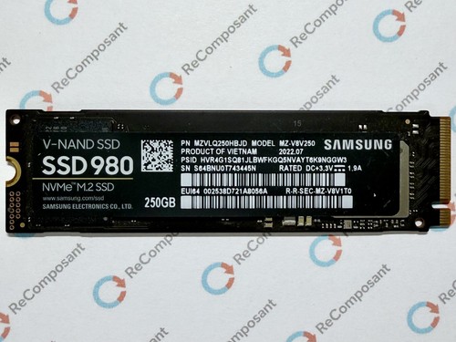 Ssd samsung 980 250go - 980, m.2