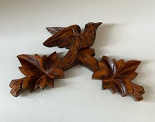 Fronton de coucou en bois