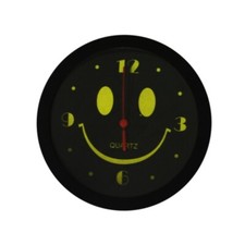 Horloge murale smiley emoji - murale,