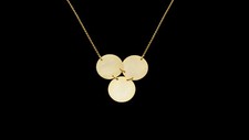 Three Circles Gold Necklace