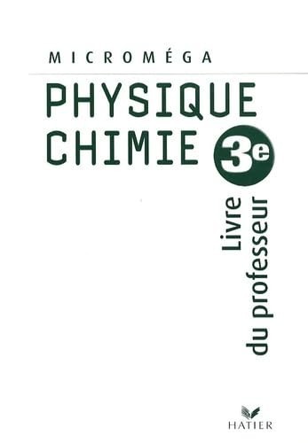 Physique chimie livre du - 3e,