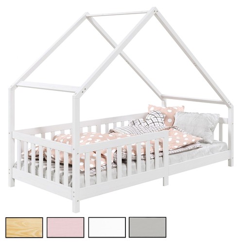 Lit cabane asymétrique pour