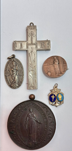 Lot objet ancien religiosa
