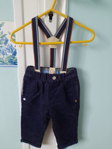 Pantalon bretelles garçon - pantalon, à
