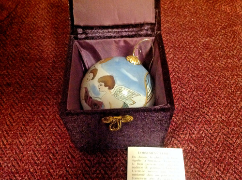 Ancienne boule noel - boule, verre