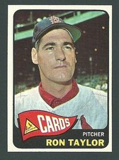 Ron Taylor St. Louis Cardinals 1965 Topps Card #568