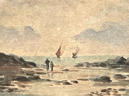 2 ancienne aquarelle - ancienne,