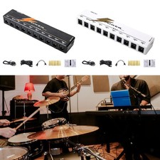 Alimentation pour pédale de guitare acoustique, portable, 10 sorties isolées