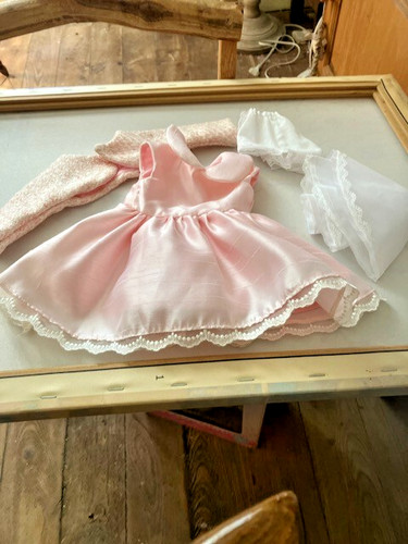 Robe neuve rose avec veste - neuve,