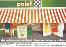 Publicité Advertising 019  1982   les magasins COOP vente sur catalogue ( 2 pag)
