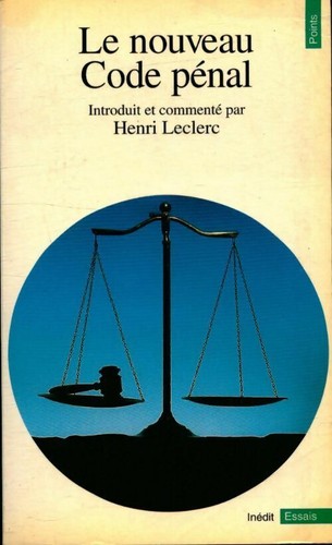 Nouveau code pénal henri - nouveau,