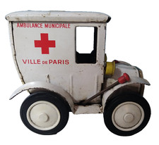 Ancien Jouet Vintage Ambulance