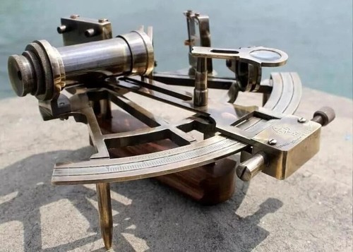 Ancien sextant marine - marine, en
