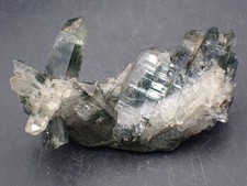 Quartz Fantôme Chloriteux , Le Rochas , Vaujany , Isère , France