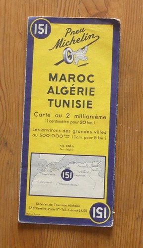 Carte michelin maroc algérie - carte,