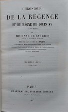 Chronique de la Régence et du