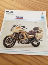 Yamaha XVZ 1200 Venture 1983 XV1200Z Carte moto Collection Atlas Japon