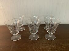 5 verres à eau modèle taillé ? cristal de Saint Louis (prix à la pièce)modèle1
