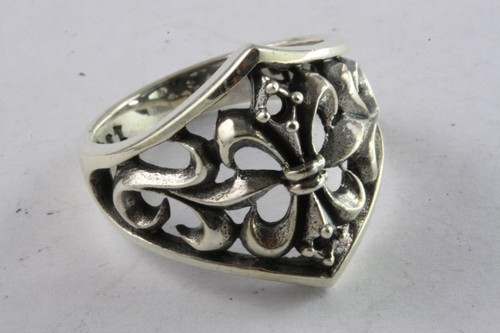 Bague gothique fleur lys - gothique,
