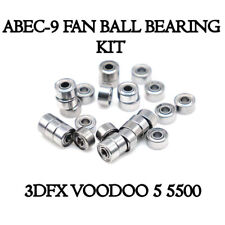 *Retro Gaming* Kit 2X ABEC-9 FAN Ball Bearing for 3DFX Voodoo 5 5500 (NEW)