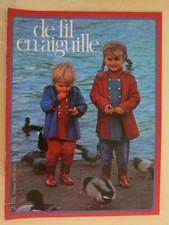 revue tricot - De fil en aiguille n°11 du 22-12-1971- à prix très bas