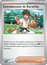 Carte Pokémon Entraînement de Karatéka 144/159 EV9 Aventures Ensemble FR NEUVE