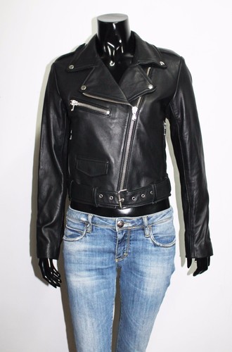 Veste biker femme cuir - veste,