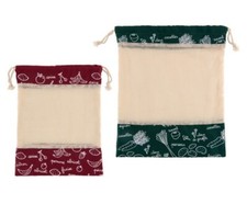 Lot de 2 sacs à vrac filet