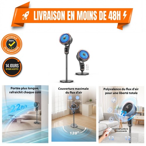 Ventilateur sur pied