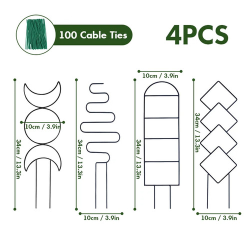 8pcs support plante en - support, de
