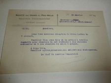 Société des Usines du PIED-SELLE à FUMAY ardennes ...1926