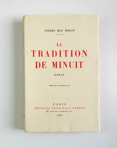 Pierre mac orlan - pierre, tradition