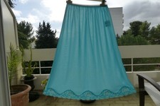 VINTAGE/RETRO: JUPON neuf, NYLON/Dentelle, An 1960, T: 40/42 (Fr)