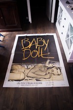 BABY DOLL ? Elia Kazan Large French Vintage Movie Poster Original R1970's