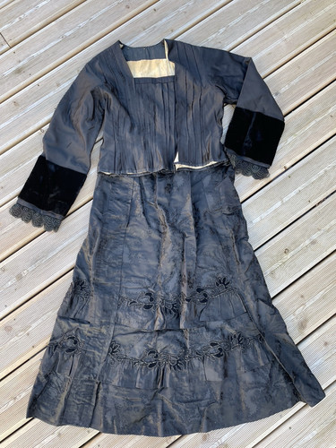 Ancienne jupe haut robe - ancienne, de
