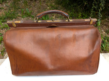Ancien Sac Sacoche de Médecin Docteur en cuir