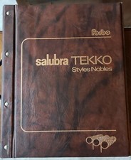 Malette catalogue de présentation Papier Peint ancien Salubra Tekko Style noble