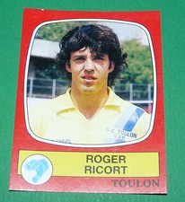 N°299 ROGER RICORT SPORTING CLUB TOULON PANINI FOOTBALL 87 1986-1987