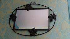 ANCIEN MIROIR FER FORGE