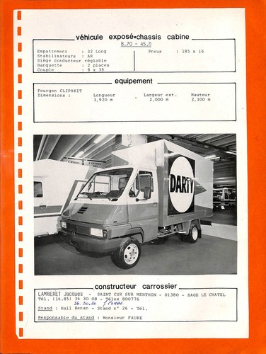 Renault fourgon darty - renault, b