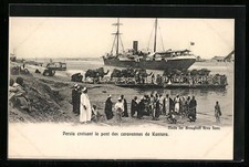 CPA Kantara, Persia croisant le pont des caravannes 