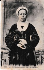 Old postcard Les coiffes